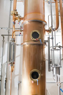 hala imbik damıtım içinde bakır