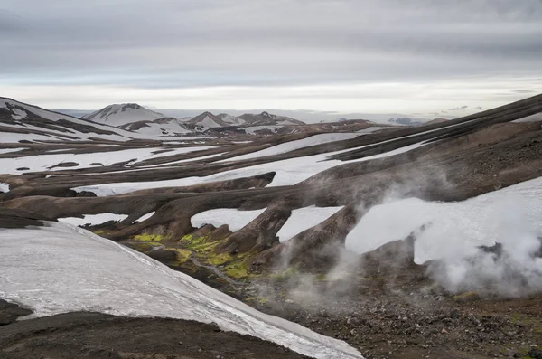 Islande paysage de la région landmannalaugar — Photo