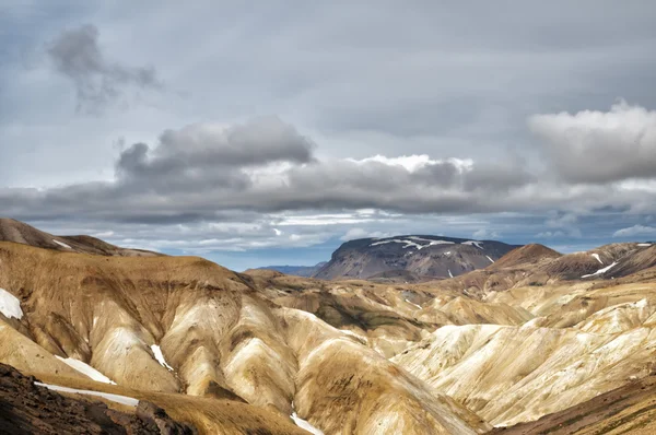 Iceland landmannalaugar paisagem região — Fotografia de Stock