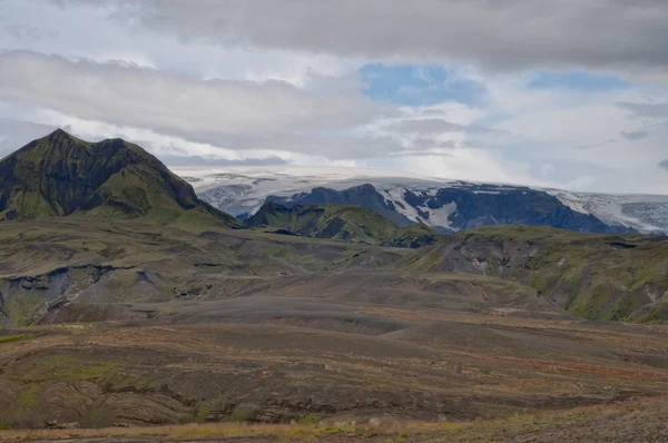 Iceland landmannalaugar paisagem região — Fotografia de Stock