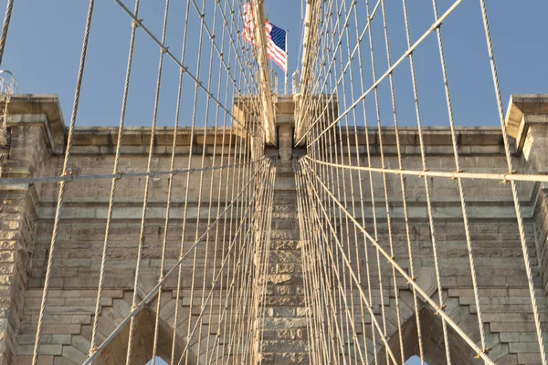 Cables de puente de Manhattan — Foto de Stock