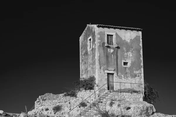 Budova staré sicilské — Stock fotografie
