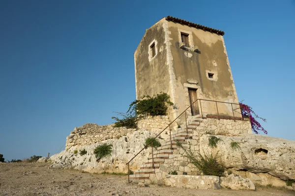Сицилийское древнее здание — стоковое фото