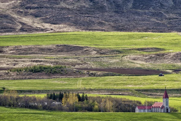 Akureyri, İzlanda kıyı görünümü — Stok fotoğraf