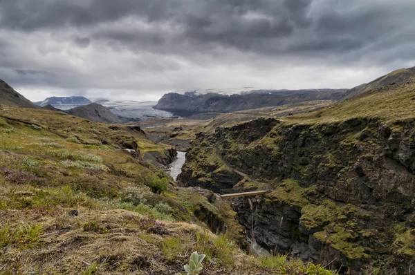 Island vilda landskap — Stockfoto