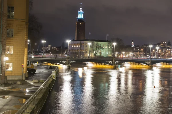 Stockholmer Nacht — Stockfoto