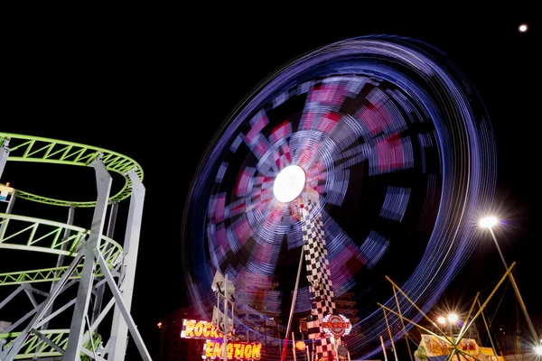 Luna park światła — Zdjęcie stockowe