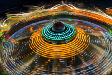 Luna park hareketli arka plan ışık