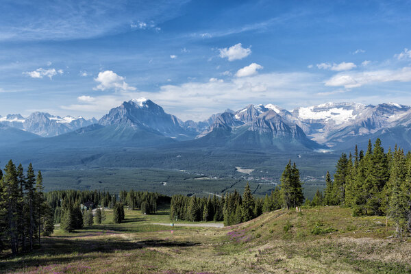 Canada Rocky Mountains Panorama