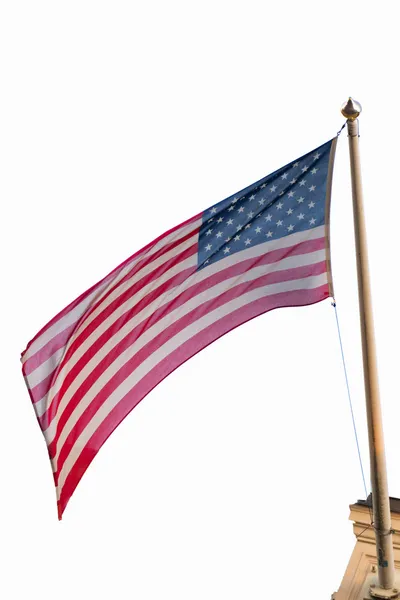 US-amerikanische Flagge mit Sternen und Streifen — Stockfoto