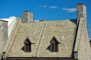 quebec city roofs clipart