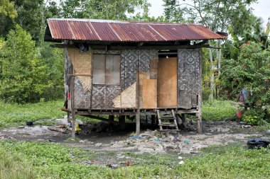 kulübe, gecekondu, kulübe Filipinler