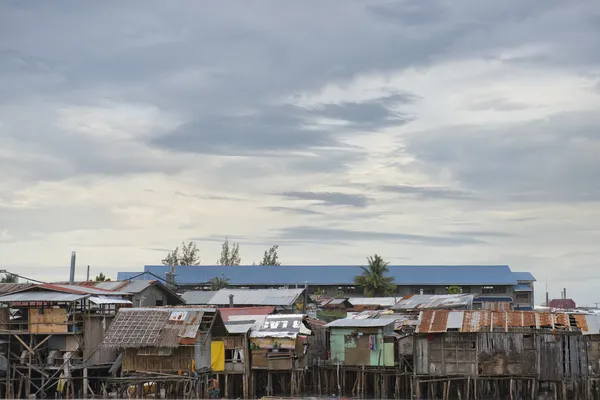 Kulübe, gecekondu, kulübe Filipinler — Stok fotoğraf