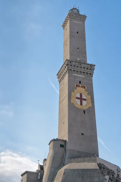 Lightouse Lanterna Genova città Italia Simbolo — Foto Stock