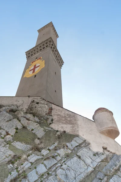 Lightouse laterne genua stadt italien symbol — Stockfoto