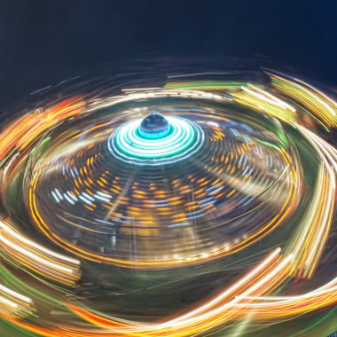 Luna park hareketli arka plan ışık