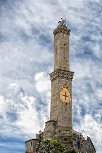 Lightouse lanterna Genua stad Italië symbool — Stockfoto