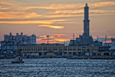 lightouse lanterna Cenova şehir İtalya sembolü