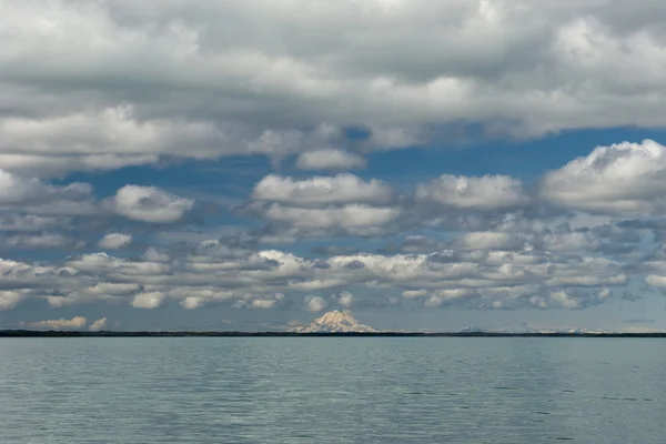 Homer Alaska vista vulcão — Fotografia de Stock