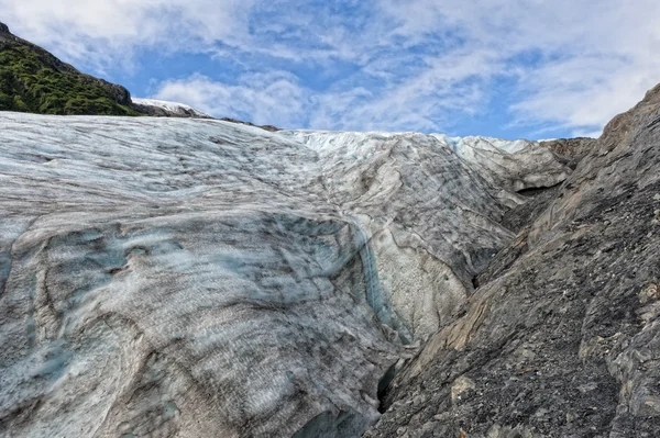 Vista del Glaciar Alaska Mendenhall — Foto de Stock