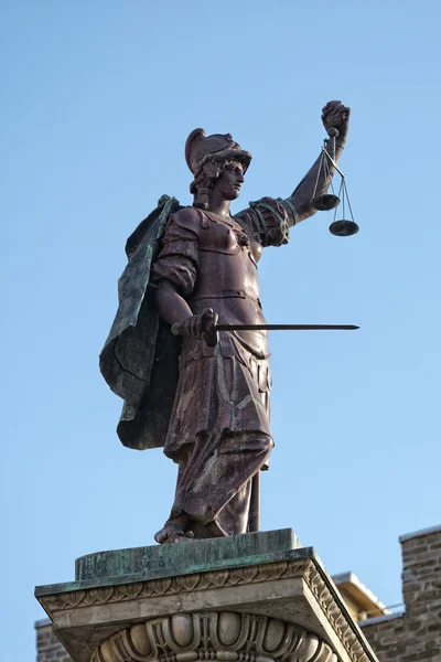 Estátua de justiça florence — Fotografia de Stock