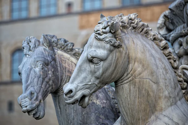 弗洛伦斯广场德贵族能够雕像 — 图库照片