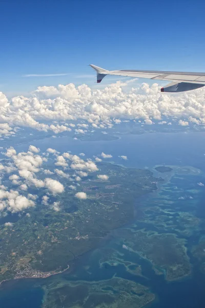 インドネシアのスラウェシ マナド周辺航空写真ビュー — ストック写真