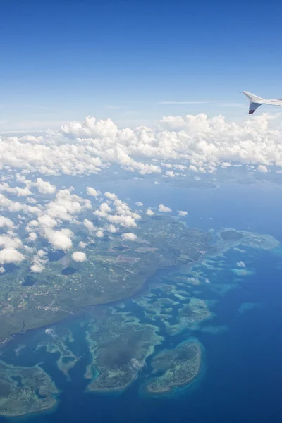 Indonesia Sulawesi Manado Area Vista aerea — Foto Stock