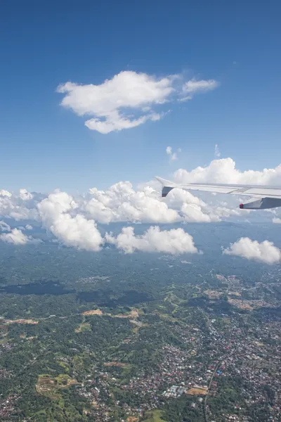 Indonesien sulawesi manado området Flygfoto — Stockfoto