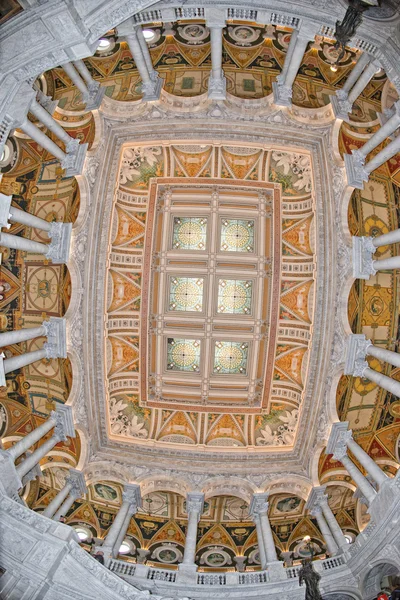 Biblioteca del soffitto del congresso — Foto Stock