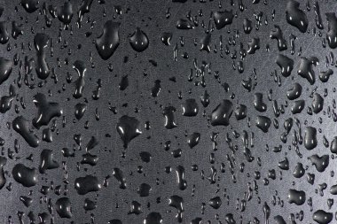 Yağmur damlaları ile-metalleri