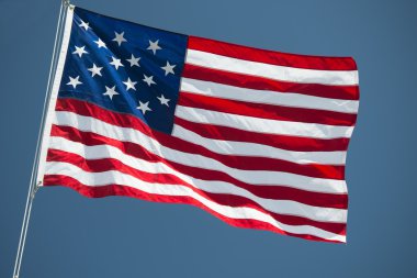 ABD Amerikan bayrağı yıldızlar ve çizgiler detay