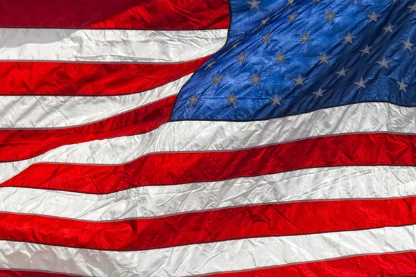 US-amerikanische Flagge Sterne und Streifen Detail — Stockfoto