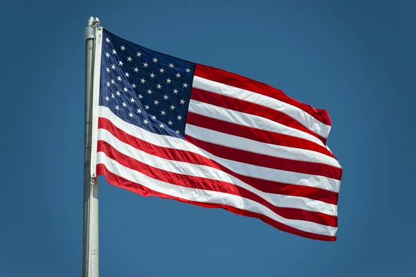 Usa Estrelas bandeira americana e listras detalhe — Fotografia de Stock