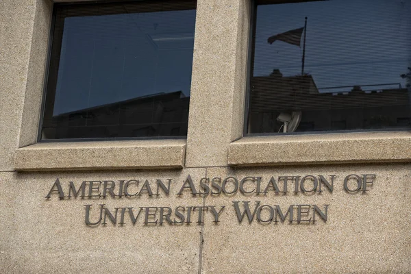 Washington dc buldings american association of university women — Stock Photo, Image