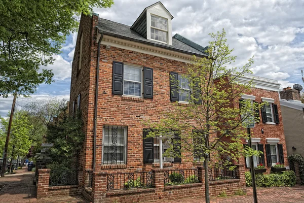 Georgetown dc washington houses — Stock Photo, Image