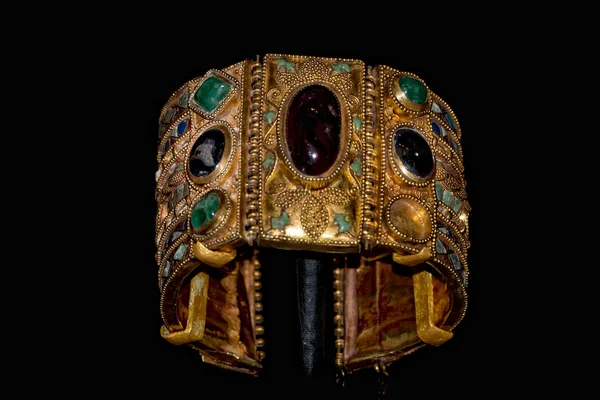 Joyas romanas etruscas de oro antiguo — Foto de Stock