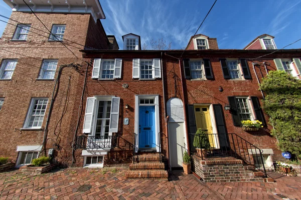 Annapolis Maryland historische Häuser — Stockfoto