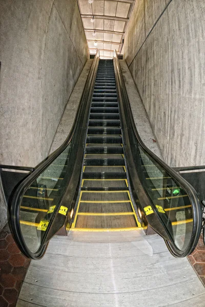 Washington DC Metro escalator — Stock Photo, Image