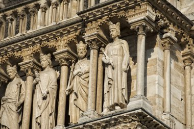 Notre dame paris heykel ve gargoyles 