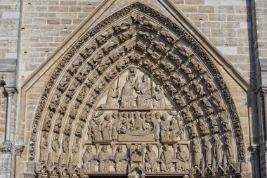 Notre dame paris heykel ve gargoyles 