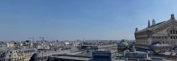 Obrovské letecký pohled na Paříž z lafayette — Stock fotografie