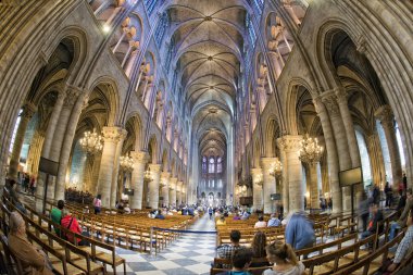 Notre dame paris iç görünüm