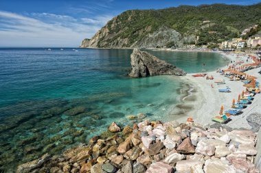 Cinque terre plaj manzara