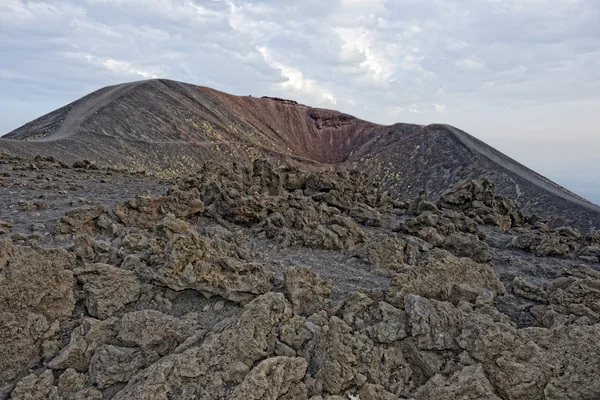 Etna yanardağı caldera — Stok fotoğraf