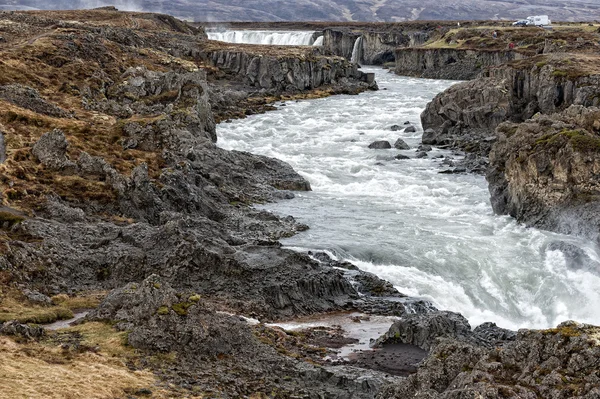 Godafoss cachoeira na Islândia — Fotografia de Stock