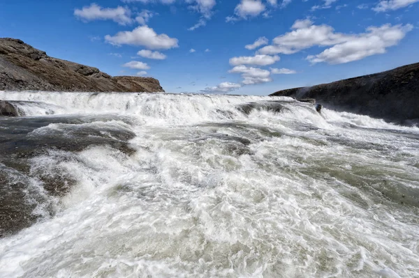 Cachoeira Gulfoss na Islândia — Fotografia de Stock