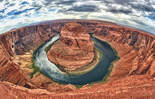 Horseshoe bend colorado river view — Stock Photo, Image