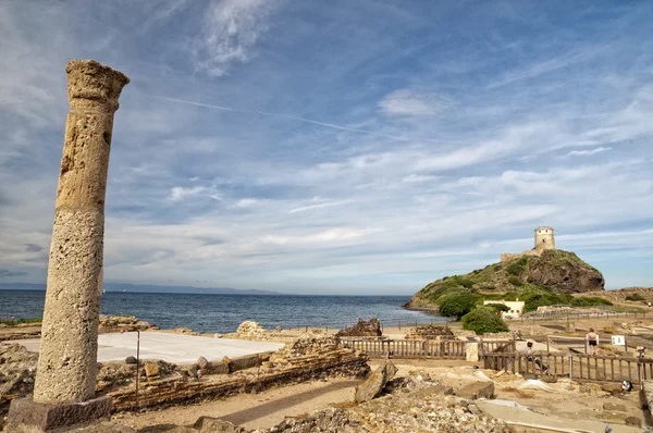 Sardinië Romeinse kasteel nuraghe toren — Stockfoto