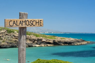 calamosche plaj Sicilya İtalya